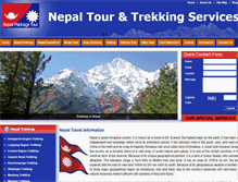 Tablet Screenshot of bestnepaltour.com